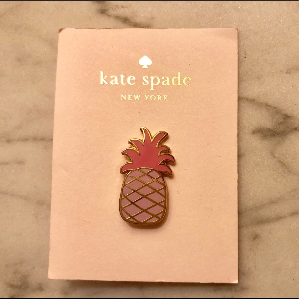 Kate Spade ♠️ | Pineapple Pin - Picture 1 of 1